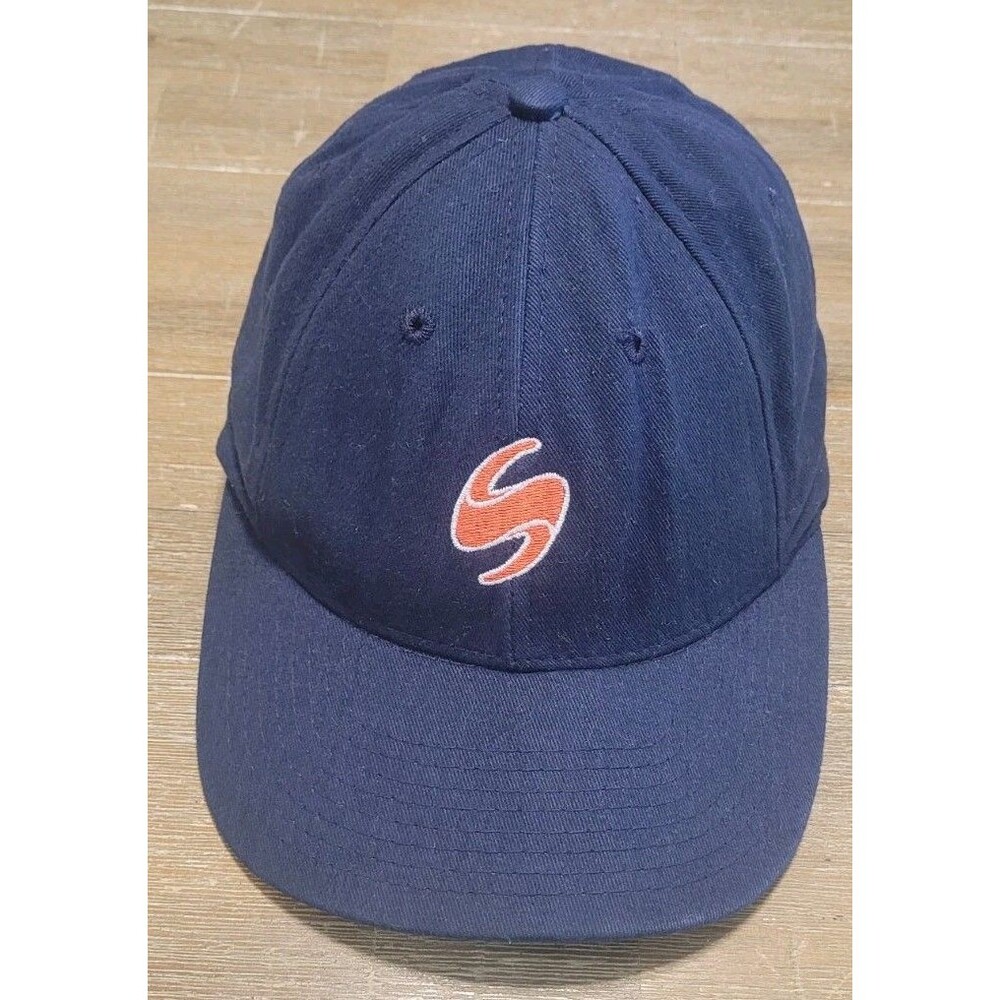 Orange Slice Soda Pop Vintage Pepsi Hat Navy Blue Adjustable - RARE COLORWAY